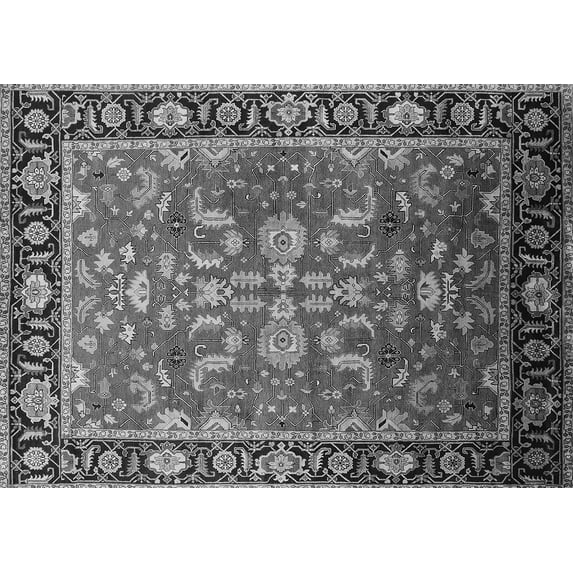 Ahgly Company Indoor Rectangle Oriental Gray Traditional Area Rugs, 2' x 3'