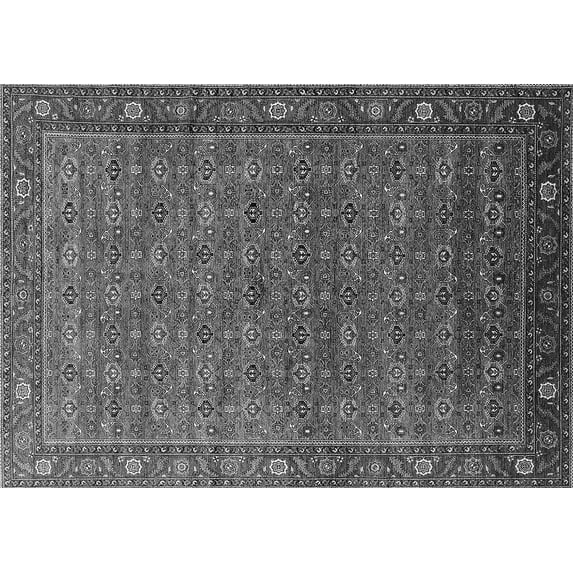 Ahgly Company Indoor Rectangle Oriental Gray Traditional Area Rugs, 2' x 4'