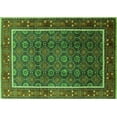 thumbnail image 1 of Ahgly Company Indoor Rectangle Oriental Green Industrial Area Rugs, 8' x 10', 1 of 4