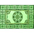 thumbnail image 1 of Ahgly Company Indoor Rectangle Oriental Green Modern Area Rugs, 7' x 10', 1 of 4