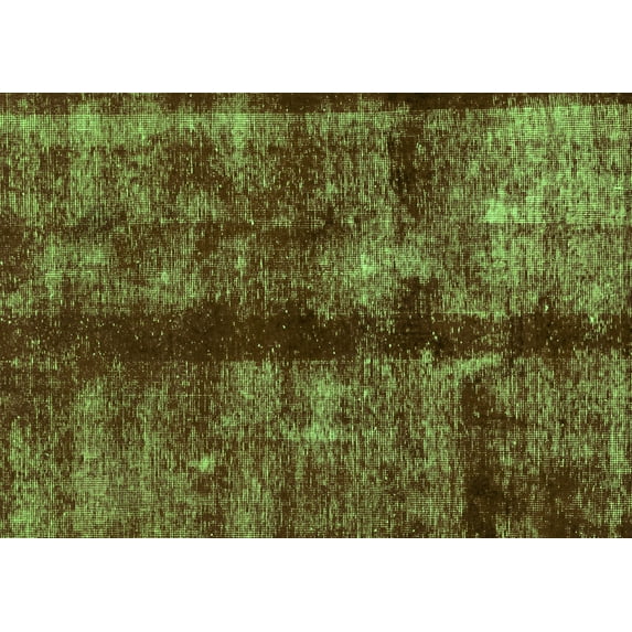 Ahgly Company Indoor Rectangle Oriental Green Traditional Area Rugs, 2' x 3'