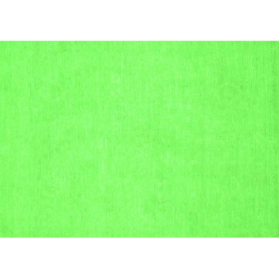 Ahgly Company Indoor Rectangle Oriental Green Traditional Area Rugs, 7' x 9'
