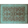 thumbnail image 1 of Ahgly Company Indoor Rectangle Oriental Light Blue Industrial Area Rugs, 2' x 5', 1 of 4