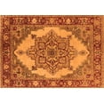 thumbnail image 1 of Ahgly Company Indoor Rectangle Oriental Orange Industrial Area Rugs, 4' x 6', 1 of 4