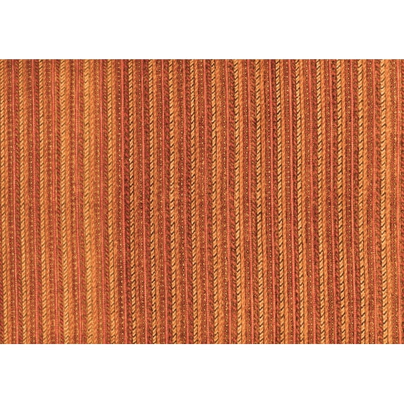 Ahgly Company Indoor Rectangle Oriental Orange Modern Area Rugs, 8' x 10'