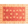 thumbnail image 1 of Ahgly Company Indoor Rectangle Oriental Orange Traditional Area Rugs, 2' x 4', 1 of 4