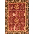 thumbnail image 1 of Ahgly Company Indoor Rectangle Oriental Orange Traditional Area Rugs, 6' x 9', 1 of 4
