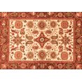 thumbnail image 1 of Ahgly Company Indoor Rectangle Oriental Orange Traditional Area Rugs, 6' x 9', 1 of 4