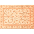 thumbnail image 1 of Ahgly Company Indoor Rectangle Oriental Orange Traditional Area Rugs, 7' x 9', 1 of 4