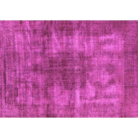 Ahgly Company Indoor Rectangle Oriental Pink Industrial Area Rugs, 5' x 8'