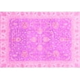 thumbnail image 1 of Ahgly Company Indoor Rectangle Oriental Pink Traditional Area Rugs, 5' x 7', 1 of 4