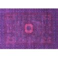 thumbnail image 1 of Ahgly Company Indoor Rectangle Oriental Purple Modern Area Rugs, 5' x 8', 1 of 4