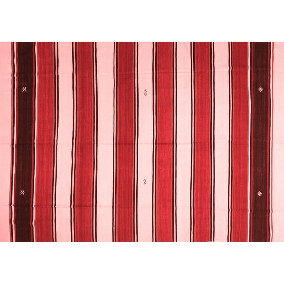 Ahgly Company Indoor Rectangle Oriental Red Traditional Area Rugs, 2' x 3'
