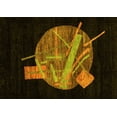 thumbnail image 1 of Ahgly Company Indoor Rectangle Oriental Yellow Modern Area Rugs, 3' x 5', 1 of 4