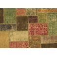 thumbnail image 1 of Ahgly Company Indoor Rectangle Patchwork Brown Transitional Area Rugs, 2' x 3', 1 of 4