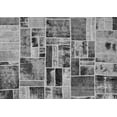 thumbnail image 1 of Ahgly Company Indoor Rectangle Patchwork Gray Transitional Area Rugs, 3' x 5', 1 of 4
