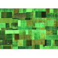 thumbnail image 1 of Ahgly Company Indoor Rectangle Patchwork Green Transitional Area Rugs, 3' x 5', 1 of 1