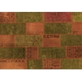 thumbnail image 1 of Ahgly Company Indoor Rectangle Patchwork Orange Transitional Area Rugs, 5' x 7', 1 of 1