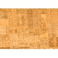thumbnail image 1 of Ahgly Company Indoor Rectangle Patchwork Orange Transitional Area Rugs, 5' x 8', 1 of 1