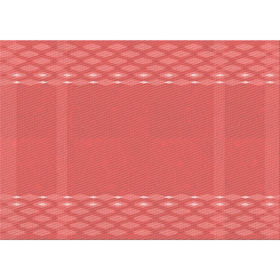 Ahgly Company Indoor Rectangle Patterned Bean Red Area Rugs, 3' x 5'