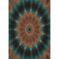 thumbnail image 1 of Ahgly Company Indoor Rectangle Patterned Black Bean Brown Area Rugs, 8' x 10', 1 of 6
