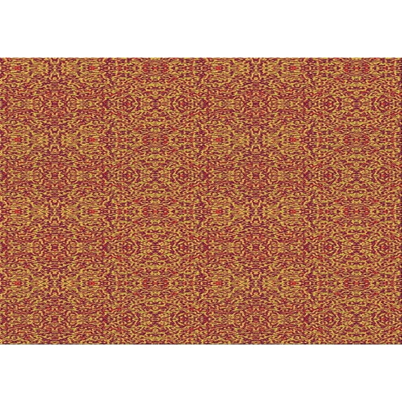Ahgly Company Indoor Rectangle Patterned Chilli Pepper Red Area Rugs, 7' x 10'
