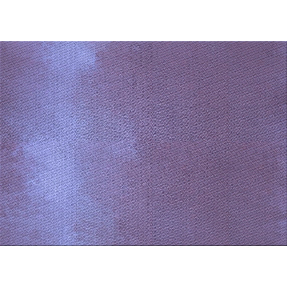 Ahgly Company Indoor Rectangle Patterned Crocus Purple Area Rugs, 2' x 5'