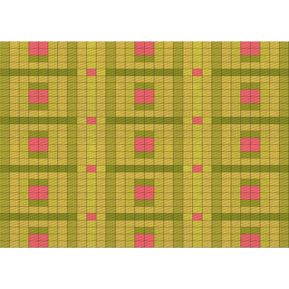 Ahgly Company Indoor Rectangle Patterned Dark Golden Rod Brown Area Rugs, 5' x 7'