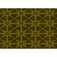 thumbnail image 1 of Ahgly Company Indoor Rectangle Patterned Dark Yellow Green Area Rugs, 3' x 5', 1 of 6