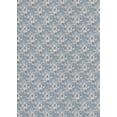 thumbnail image 1 of Ahgly Company Indoor Rectangle Patterned Gulf Blue Area Rugs, 4' x 6', 1 of 6