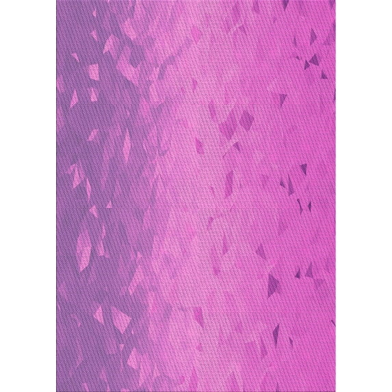 Ahgly Company Indoor Rectangle Patterned Heliotrope Purple Area Rugs, 4' x 6'