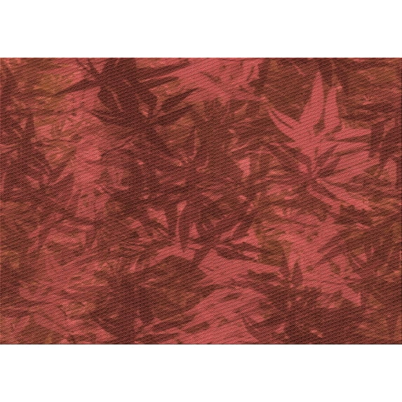 Ahgly Company Indoor Rectangle Patterned Lava Red Area Rugs, 5' x 7'
