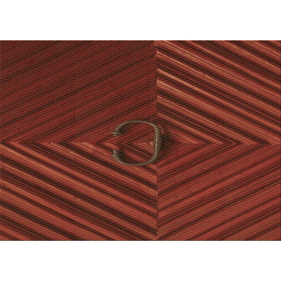Ahgly Company Indoor Rectangle Patterned Mahogany Brown Area Rugs, 2' x 3'