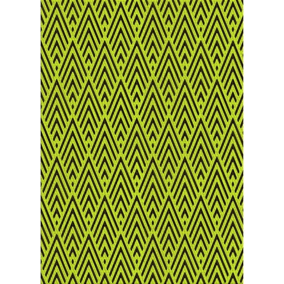 Ahgly Company Indoor Rectangle Patterned Milk Chocolate Brown Area Rugs, 7' x 9'