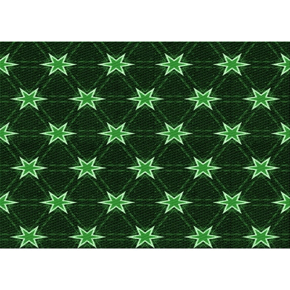 Ahgly Company Indoor Rectangle Patterned Night Black Area Rugs, 8' x 10'