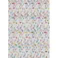 thumbnail image 1 of Ahgly Company Indoor Rectangle Patterned Off White Beige Novelty Area Rugs, Swatch Sample, 1 of 6
