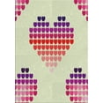 thumbnail image 1 of Ahgly Company Indoor Rectangle Patterned Raspberry Purple Area Rugs, 6' x 9', 1 of 6