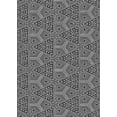 thumbnail image 1 of Ahgly Company Indoor Rectangle Patterned Silver Gray Novelty Area Rugs, Swatch Sample, 1 of 6