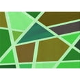 thumbnail image 1 of Ahgly Company Indoor Rectangle Patterned Stoplight Go Green Area Rugs, 6' x 9', 1 of 1