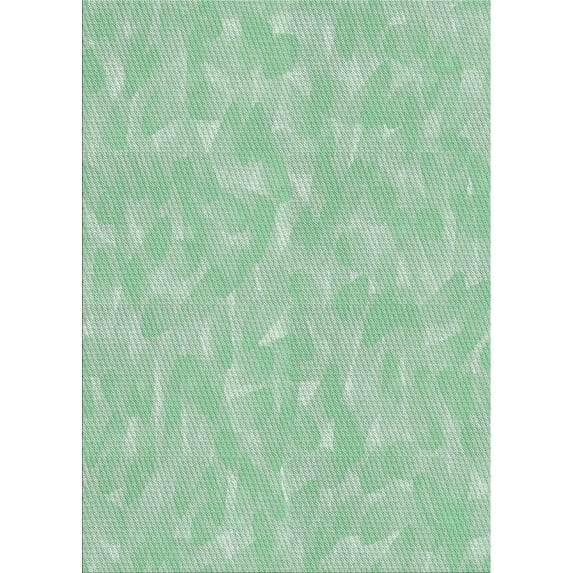 Ahgly Company Indoor Rectangle Patterned Zombie Green Area Rugs, 5' x 7'