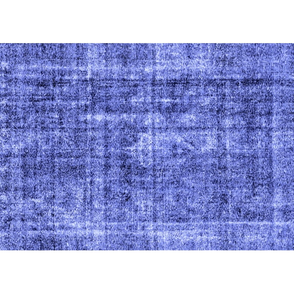 Ahgly Company Indoor Rectangle Persian Blue Bohemian Area Rugs, 5' x 7'