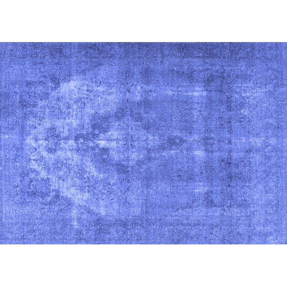 Ahgly Company Indoor Rectangle Persian Blue Traditional Area Rugs, 2' x 4'