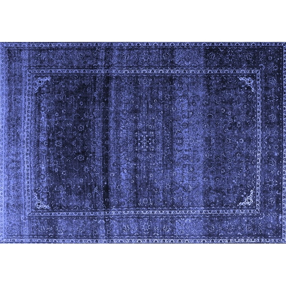 Ahgly Company Indoor Rectangle Persian Blue Traditional Area Rugs, 2' x 5'
