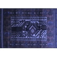 thumbnail image 1 of Ahgly Company Indoor Rectangle Persian Blue Traditional Area Rugs, 5' x 7', 1 of 4