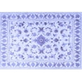 thumbnail image 1 of Ahgly Company Indoor Rectangle Persian Blue Traditional Area Rugs, 6' x 9', 1 of 4