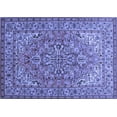 thumbnail image 1 of Ahgly Company Indoor Rectangle Persian Blue Traditional Area Rugs, 6' x 9', 1 of 4