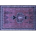 thumbnail image 1 of Ahgly Company Indoor Rectangle Persian Blue Traditional Area Rugs, 8' x 10', 1 of 4