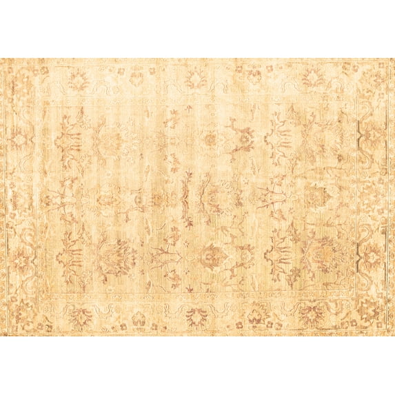 Ahgly Company Indoor Rectangle Persian Brown Traditional Area Rugs, 2' x 3'