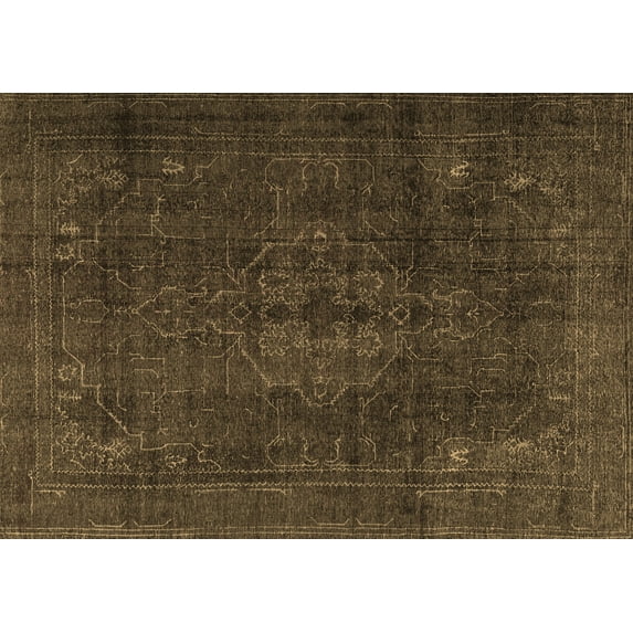 Ahgly Company Indoor Rectangle Persian Brown Traditional Area Rugs, 2' x 4'