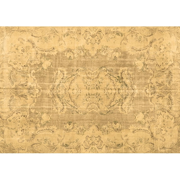 Ahgly Company Indoor Rectangle Persian Brown Traditional Area Rugs, 4' x 6'
